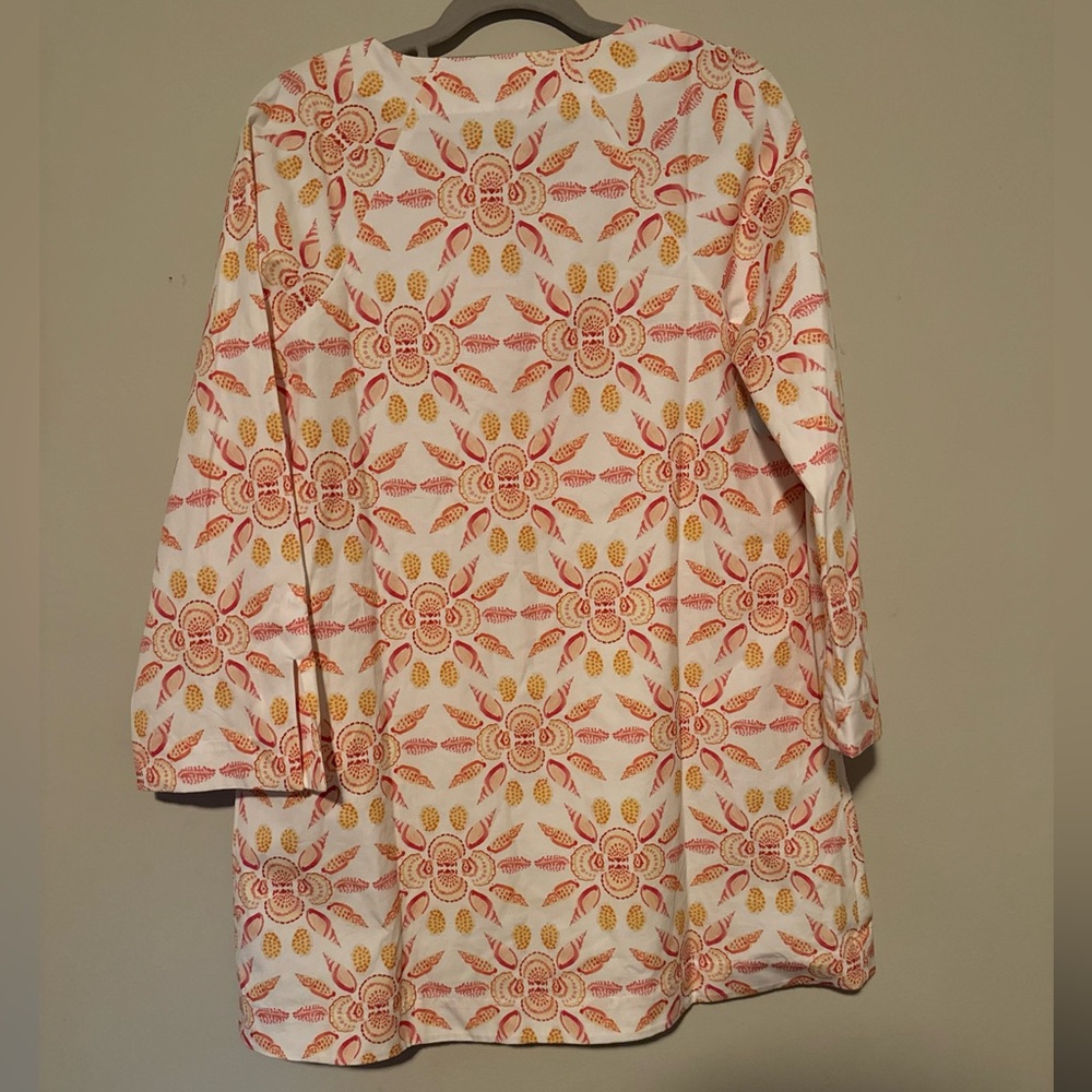 NWT Hill House Cotton Artemis Dress in  Shell Mosaic - Picture 12 of 13